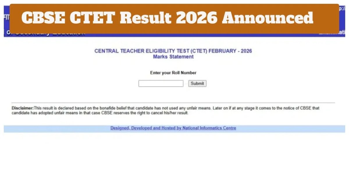 CTET Result 2026