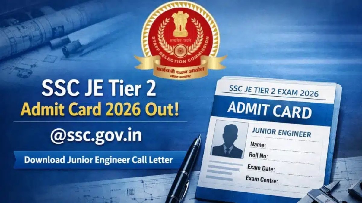 SSC JE Tier 2 Admit Card 2026