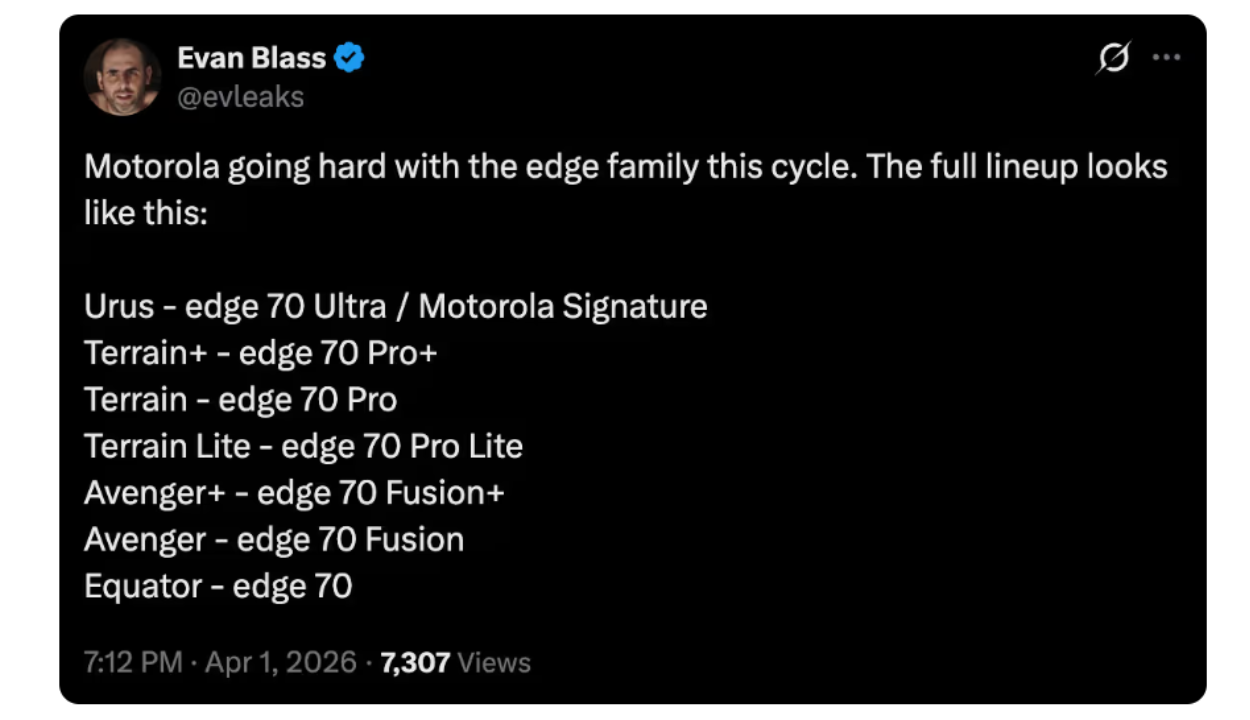 Motorola Edge 70 Pro Lite 