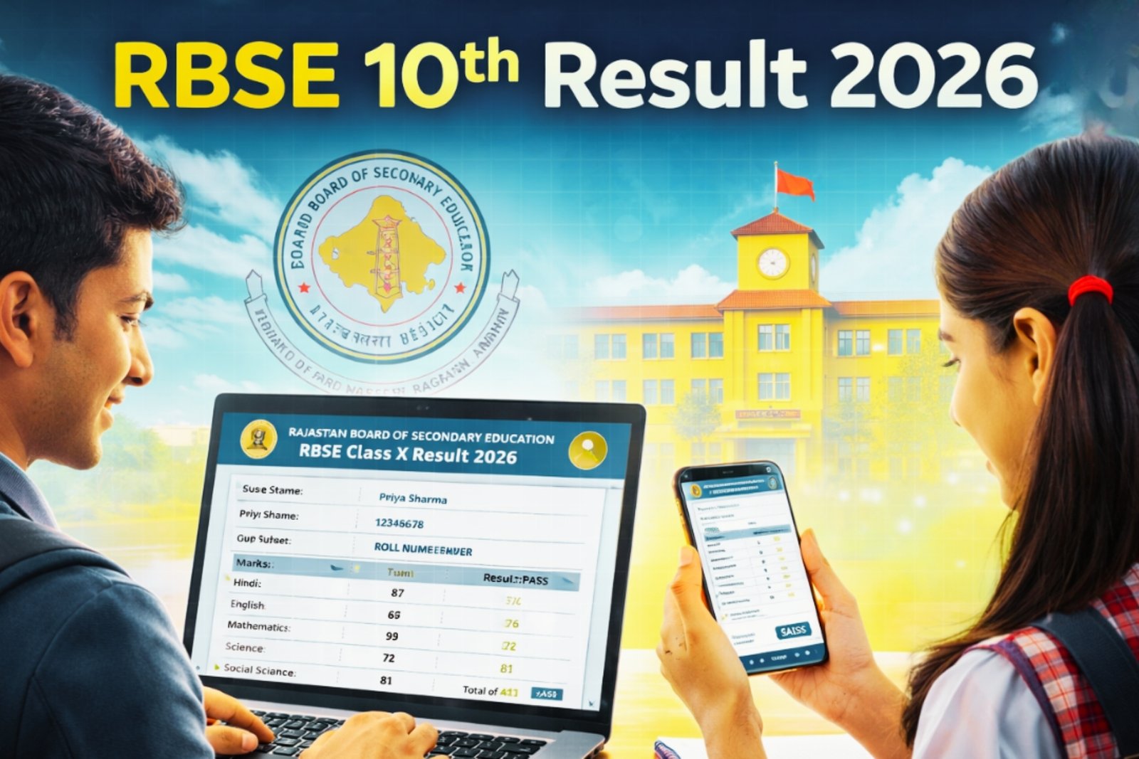 RBSE 10th Result